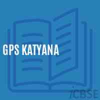 Gps Katyana Primary School Logo