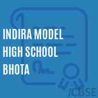 Indira Model High School Bhota Logo