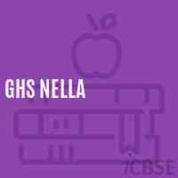 Ghs Nella Secondary School Logo