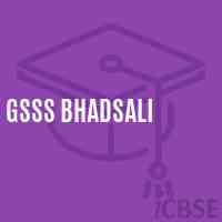 Gsss Bhadsali High School Logo