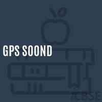 Gps Soond Primary School Logo