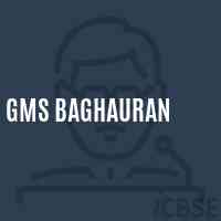 Gms Baghauran Middle School Logo