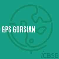 Gps Gorsian Primary School Logo