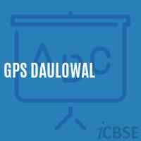 Gps Daulowal Primary School Logo