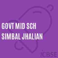 Govt Mid Sch Simbal Jhalian Middle School Logo