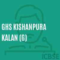 Ghs Kishanpura Kalan (G) Secondary School Logo