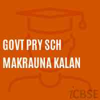 Govt Pry Sch Makrauna Kalan Primary School Logo
