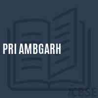 Pri Ambgarh Primary School Logo