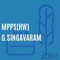 Mpps(Hw) G.Singavaram Primary School Logo