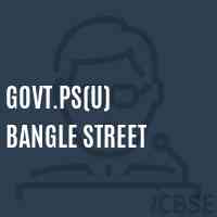 Govt.Ps(U) Bangle Street Primary School Logo
