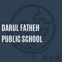 Darul Fatheh Public School Logo