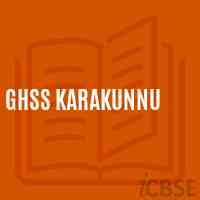 Ghss Karakunnu High School Logo