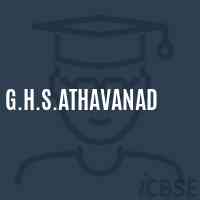 G.H.S.Athavanad High School Logo