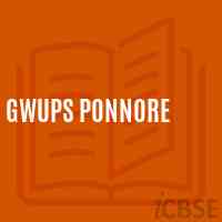 Gwups Ponnore Middle School Logo
