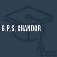 G.P.S. Chandor Primary School Logo