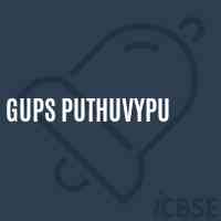 Gups Puthuvypu Middle School Logo
