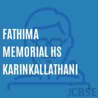 Fathima Memorial Hs Karinkallathani Secondary School Logo