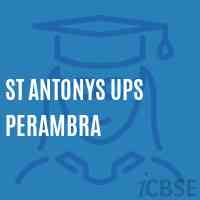 St Antonys Ups Perambra Middle School Logo