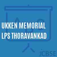 Ukken Memorial Lps Thoravankad Primary School Logo