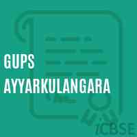 Gups Ayyarkulangara Middle School Logo