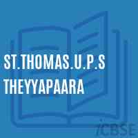 St.Thomas.U.P.S Theyyapaara Upper Primary School Logo