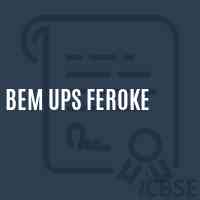 Bem Ups Feroke Middle School Logo