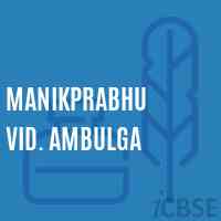 Manikprabhu Vid. Ambulga High School Logo