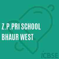 Z.P.Pri School Bhaur West Logo