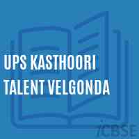 Ups Kasthoori Talent Velgonda Middle School Logo