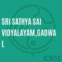 Sri Sathya Sai Vidyalayam,Gadwal Primary School Logo