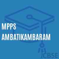 Mpps Ambatikambaram Primary School Logo