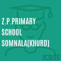 Z.P.Primary School Somnala(Khurd) Logo