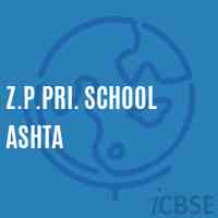 Z.P.Pri. School Ashta Logo