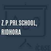 Z.P.Pri.School, Ridhora Logo