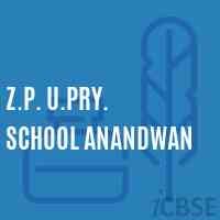 Z.P. U.Pry. School Anandwan Logo