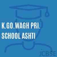K.Go.Wagh Pri. School Ashti Logo