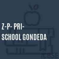 Z-P- Pri- School Gondeda Logo