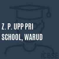 Z. P. Upp Pri School, Warud Logo
