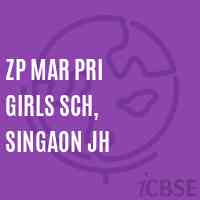 Zp Mar Pri Girls Sch, Singaon Jh Primary School Logo