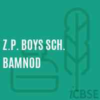 Z.P. Boys Sch. Bamnod Primary School Logo