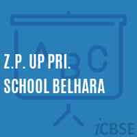 Z.P. Up Pri. School Belhara Logo