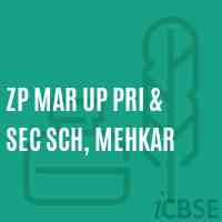 Zp Mar Up Pri & Sec Sch, Mehkar Secondary School Logo