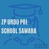 Zp Urdu Pri. School Sawara Logo