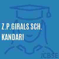 Z.P.Girals Sch. Kandari Middle School Logo