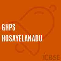 Ghps Hosayelanadu Middle School Logo