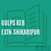 Gulps Keb Extn.Shikaripur Primary School Logo