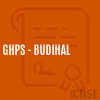 Ghps - Budihal Middle School Logo