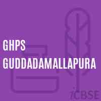 Ghps Guddadamallapura Middle School Logo