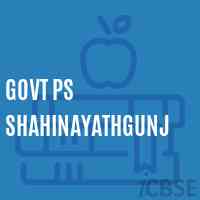 Govt Ps Shahinayathgunj Primary School Logo