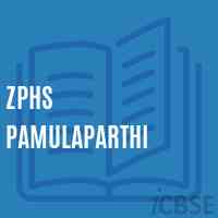 Zphs Pamulaparthi Secondary School Logo